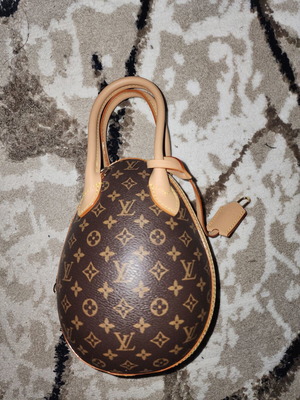 Louis Vuitton Monogram Egg τσάντα καινούργια, χιαστί, καφέ