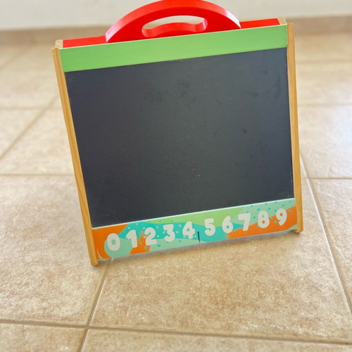 Hape Store and Go Easel Πίνακας μαγνητικός, μαρκαδόρου, μαυροπίνακας σαν καινούργιο