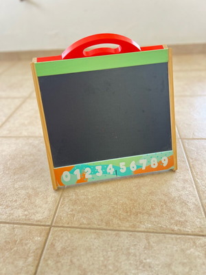 Hape Store and Go Easel Πίνακας μαγνητικός, μαρκαδόρου, μαυροπίνακας σαν καινούργιο