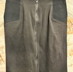 Les P'tites Bombes mid length skirt used, size 38, black