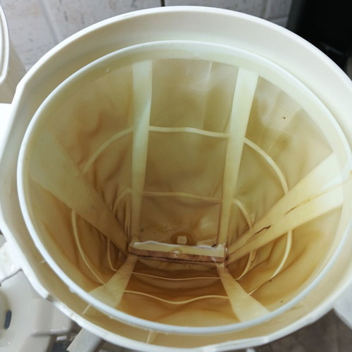 French Coffee Maker used, fully functional with stained filter