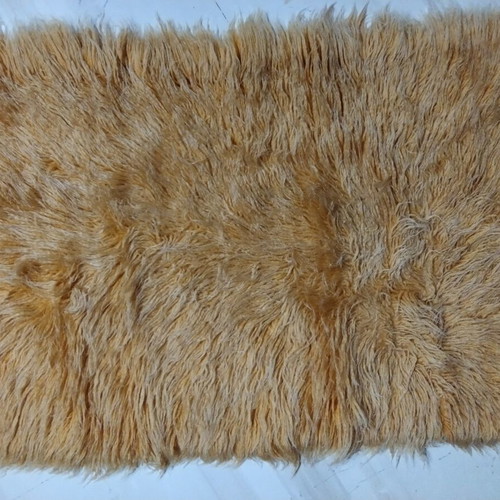 Flokati rug new golden 65x1.60