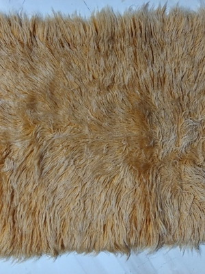 Flokati rug new golden 65x1.60