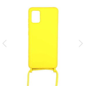 Silicone Case Lace Samsung Galaxy A51 Κίτρινη