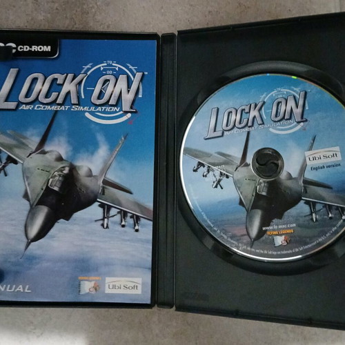 Lock On Air Combat Simulation PC used in very good condition