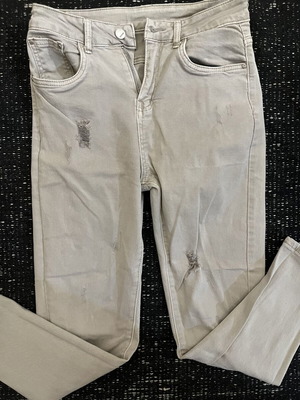 Jeans woman size small, like new, white