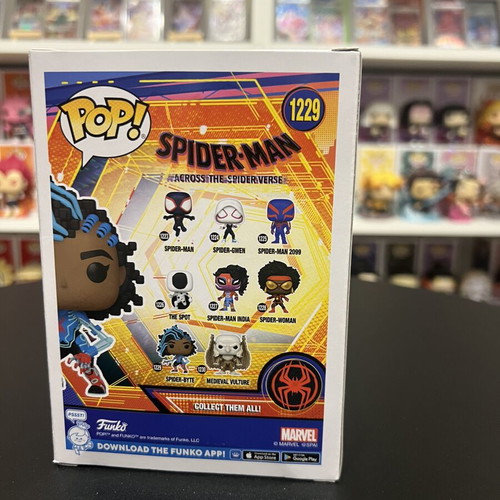 Funko Pop Spider-Byte 1229 from Spider-Man Across the Spider-Verse like new