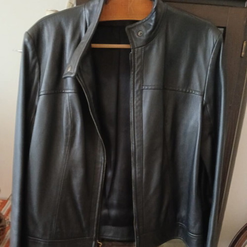 Jorel Evans women's leather jacket M-L like new, black