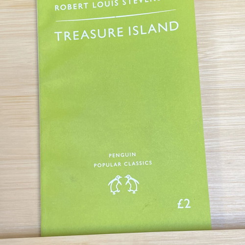 Treasure Island book like new, Robert Louis Stevenson, English
