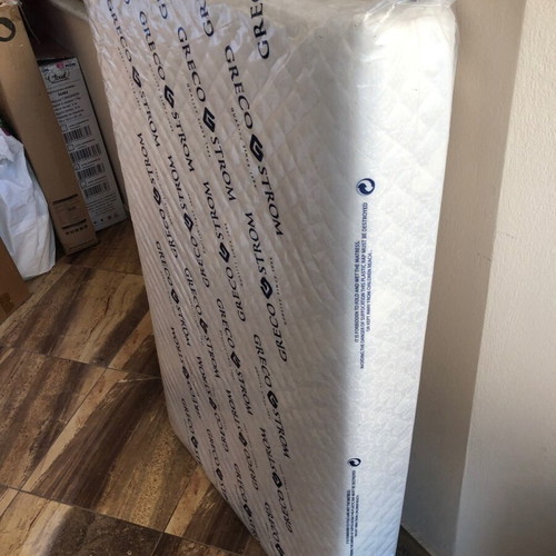 Greco Strom Ekati baby mattress new 80x130 cm cotton jacquard