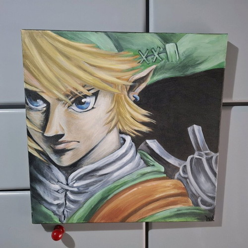 Link (The Legend of Zelda) oil painting new 40x40