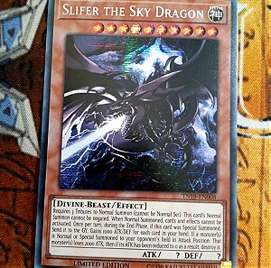 Slifer, The Sky Dragon (Secret Rare, Yugioh)