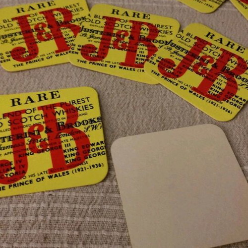 J&B Collectible Coasters Set of 9 New