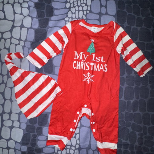 Baby romper 1-3 months new, Christmas design