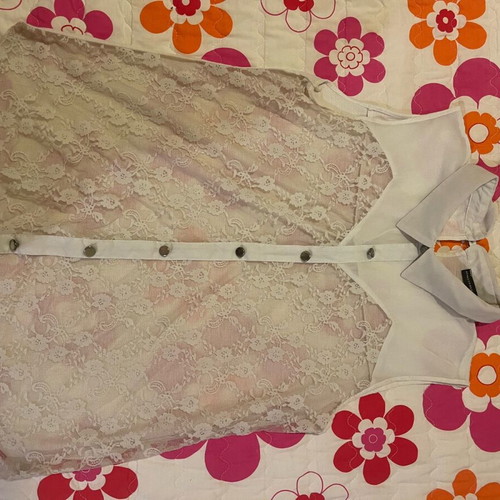 Blouse used, size S, beige