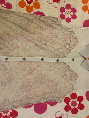 Blouse used, size S, beige