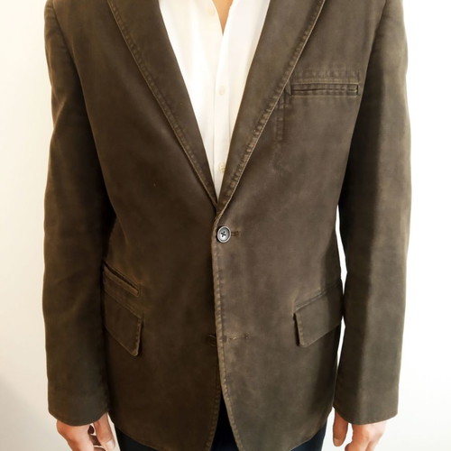 CEDARWOOD STATE men's double-breasted brown jacket like new