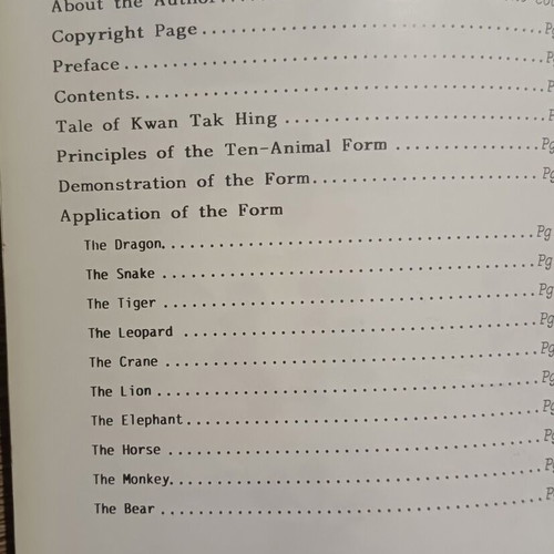 Shaolin martial arts book used with English movement explanations