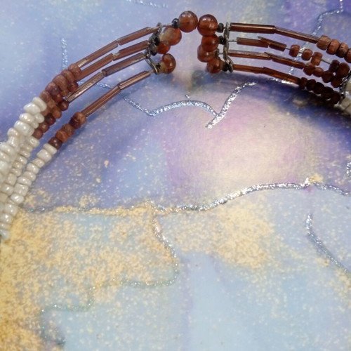 MNG choker used with charms and metal base, early 2000s