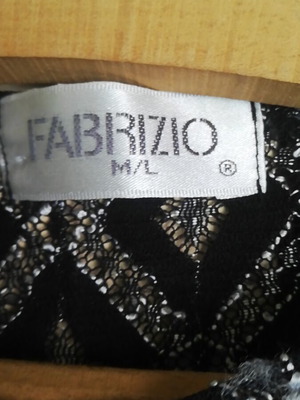 Summer shirt M/L, black patterned