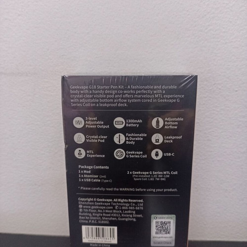 Geekvape G18 Starter Pen Kit new, wood color
