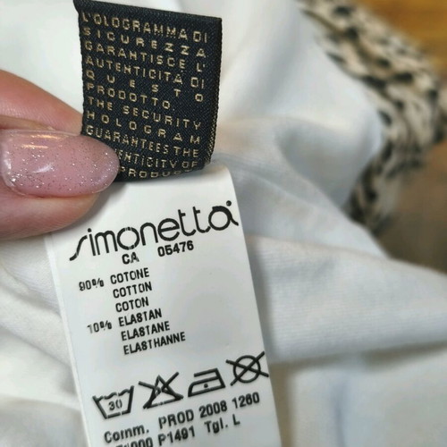 Roberto Cavalli dress new, white and pink, size 170 cm