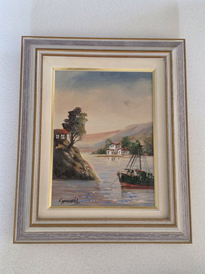 Πίνακας ζωγραφικής του ζωγράφου Εμμανουήλ σαν καινούργιος