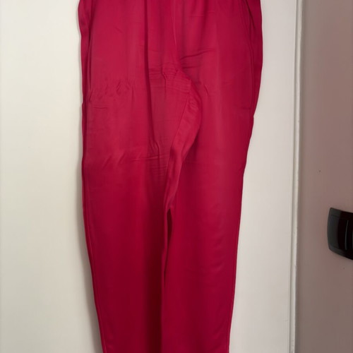 Satin set Zara like new, pink, trousers medium, shirt small