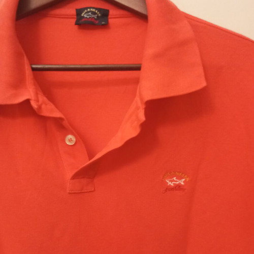 Paul & Shark polo shirt, XXL, orange-red