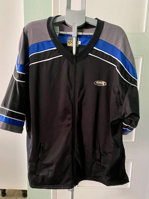 Lightweight sports jacket XL with short sleeves, like new, multicolor