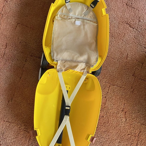 Children's Lion Trolley Suitcase with Bluetooth and MP3, new, yellow