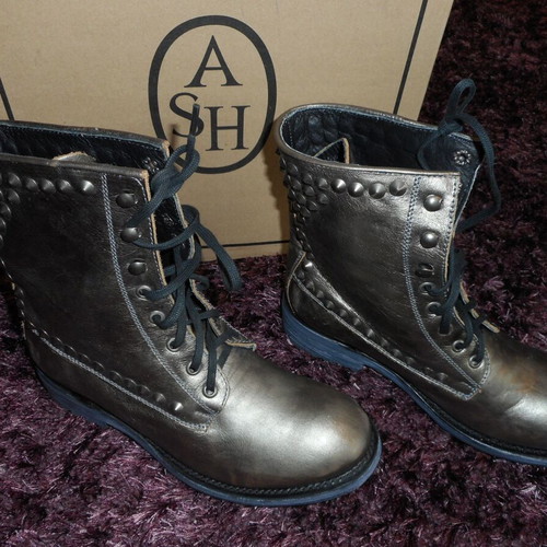 Ash Ralph boots new, size 39, gray and silver