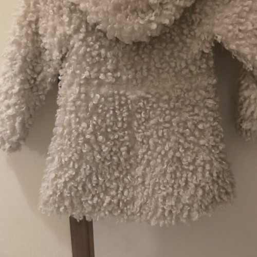 Children's lamb coat like new, beige