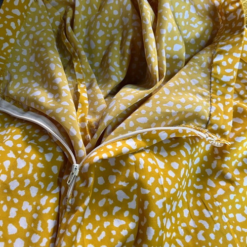 Handmade yellow skirt like new, size XS