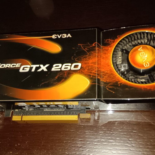 EVGA GeForce GTX260 896MB PCI-E graphics card used, for repair or parts