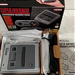  Super Nintendo classic mini στο κουτι του