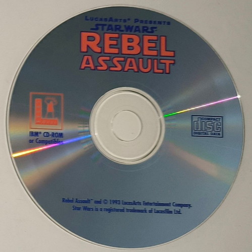 Star Wars Rebel Assault PC game used with manual