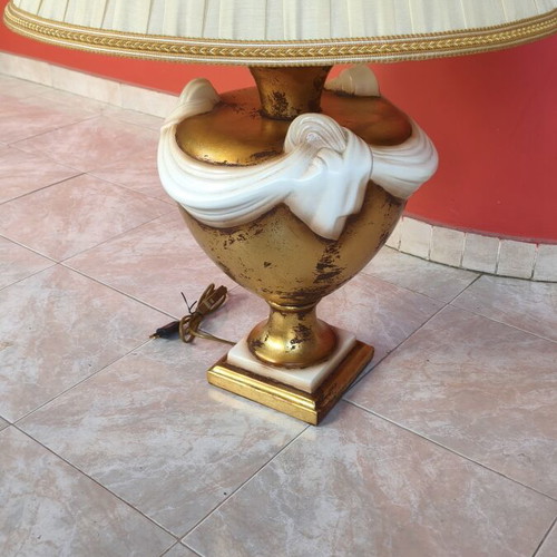 Large ceramic lamp like new, 90 cm height