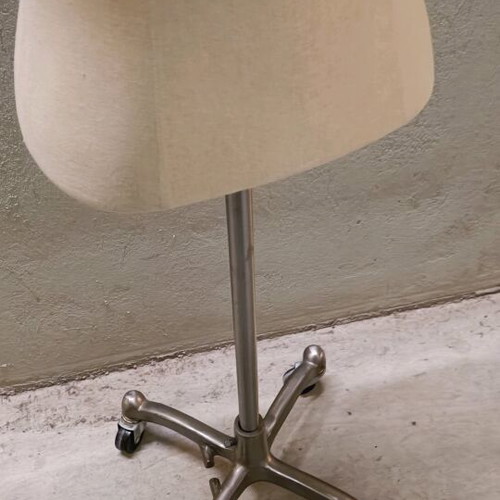 Sewing Bust Used With Metal Base And Wheels