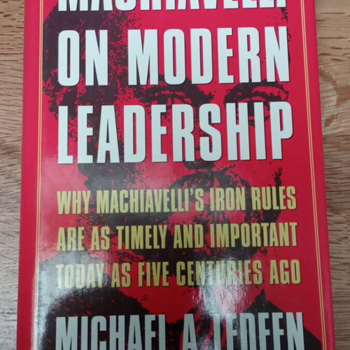 Machiavelli on Modern Leadership new book in English