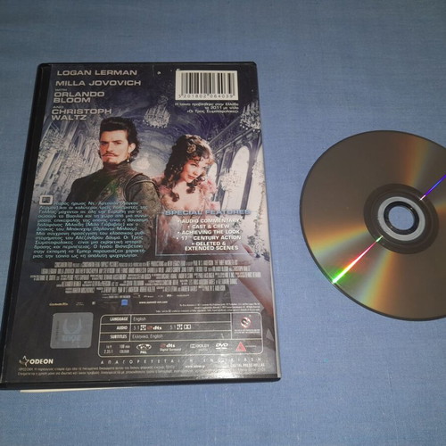 The Three Musketeers DVD used, adventure with subtitles