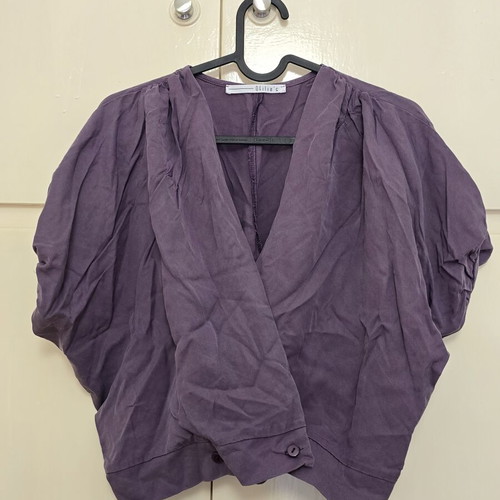 Ofilia’s purple blouse wrap style, size S, used