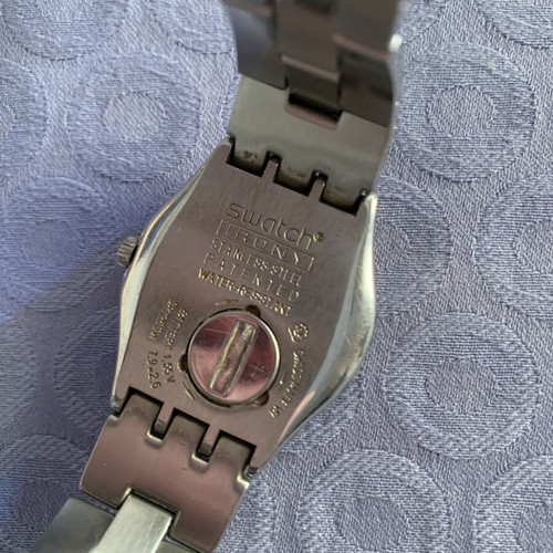 Swatch Irony Big Sundown Pink women's watch used