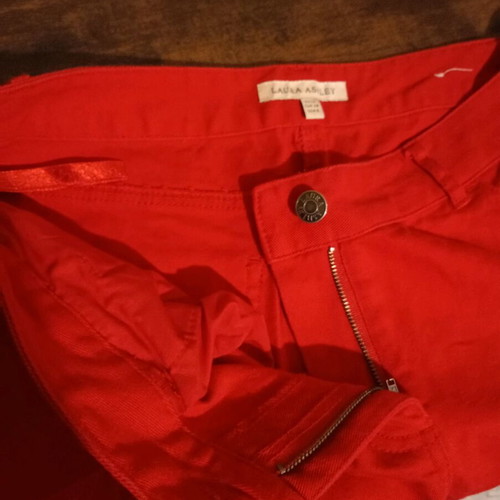 Laura Ashley red jeans new, size UK 12 EUR 38