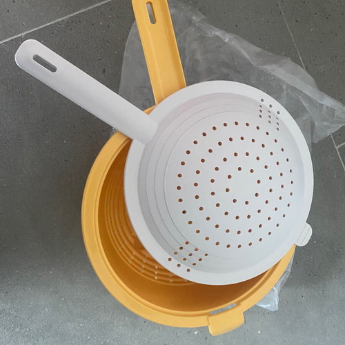 Tupperware double colander new, multipurpose
