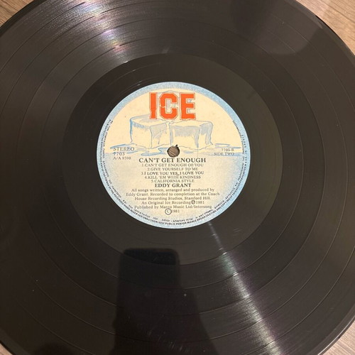 Can't Get Enough vinyl record used, electronic music, 1981 edition
