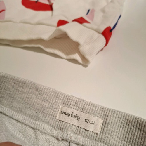 Zara and Sinsay baby girl clothing set used, size 9–12 months