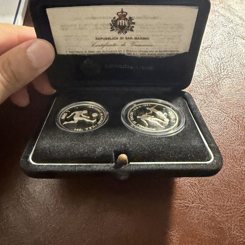 San Marino Proof Coin Collection 1994 World Cup like new