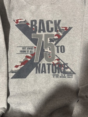 Hashtag boys' sweater 6 years used, gray