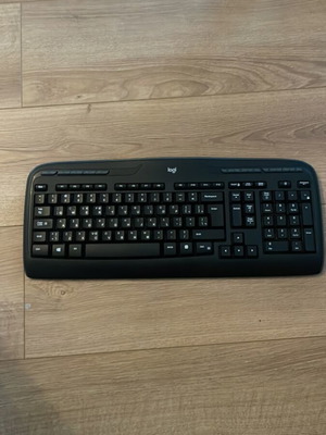 Logitech K360 wireless keyboard used, Greek/English layout